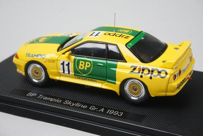 1:43 EBBRO 44156 Nissan BP Trampio Skyline Gr.A 1993 #11 Yellow model car