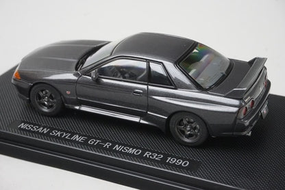 1:43 EBBRO 44131 Nissan Skyline GT-R Nismo R32 1990 Gun Gray model car