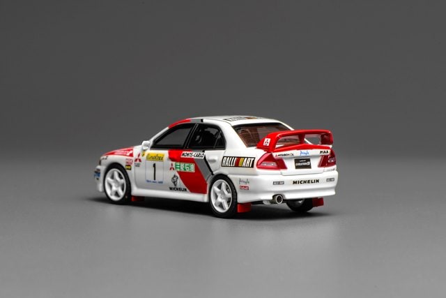 [ Pre-order ] M64010 MOTORHELIX 1:64 Scale Mitsubishi Lancer Evolution IV GSR Monte Carlo Livery