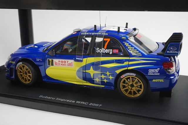 1:18 AUTOart 80790 Subaru Impreza WRC Monte Carlo Rally 2007 #7 P. Solberg