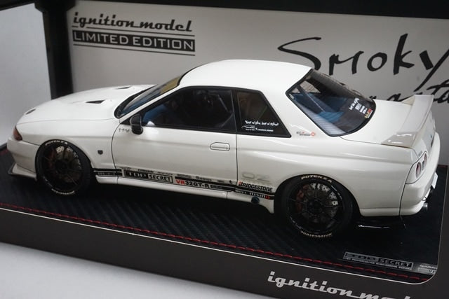 1:18 ignition model IG2103 Nissan TOP SECRET GT-R (VR32) TAS 2020 White by Mr.Smokey Nagata
