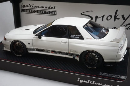 1:18 ignition model IG2103 Nissan TOP SECRET GT-R (VR32) TAS 2020 White by Mr.Smokey Nagata