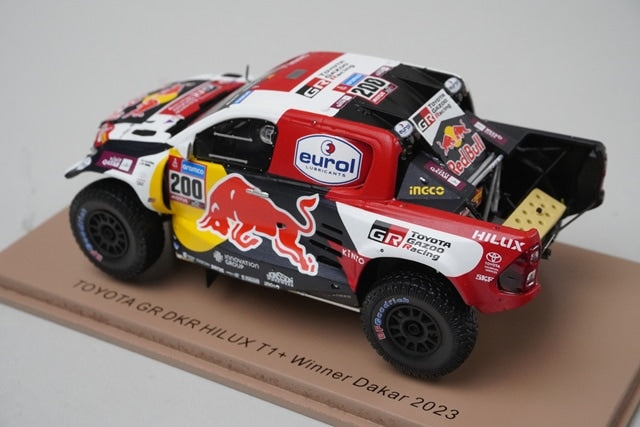 1:43 Spark S5871 Toyota GR DKR Hilux T1+ Dakar 2023 #200 model car