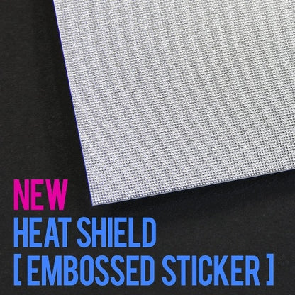 P928 Model Factory Hiro NEW Heat Shield Embossed Sticker MFH