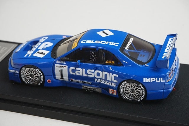1:43 HPI 44769 Ebro Custom Nissan Calsonic Skyline GT-R JGTC Sugo 1996 #1 model car