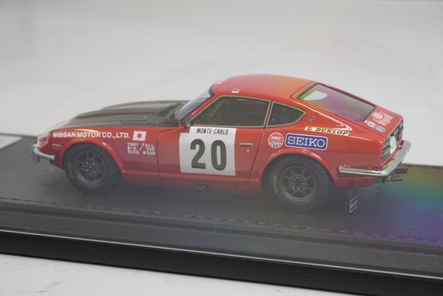1:43 ignition model IG0708 Nissan Datsun 240Z Monte Carlo 1972 #20 model car