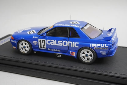 1:43 ignition model IG2979 Nissan Calsonic Skyline JTC 1990 #12 model car