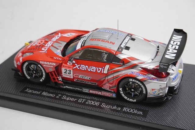 1:43 EBBRO 43829 Nissan Xanavi Nismo Z Super GT 1000km Suzuka 2006 #23 model car