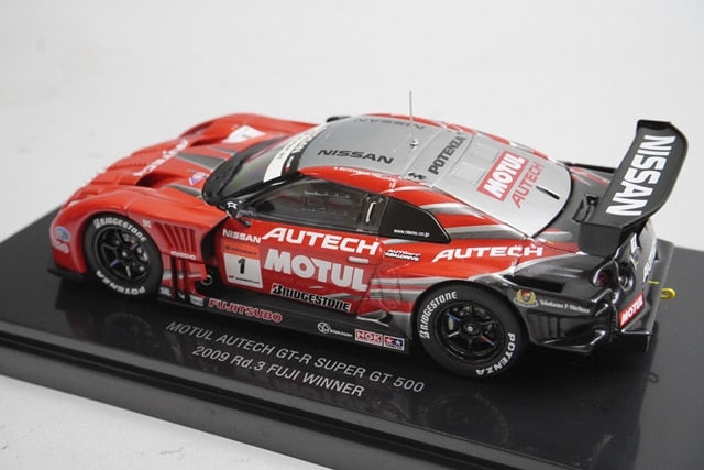 1:43 EBBRO 44232 Nissan Motul Autech GT-R Super GT500 Rd.3 Fuji 2009 #1 model car