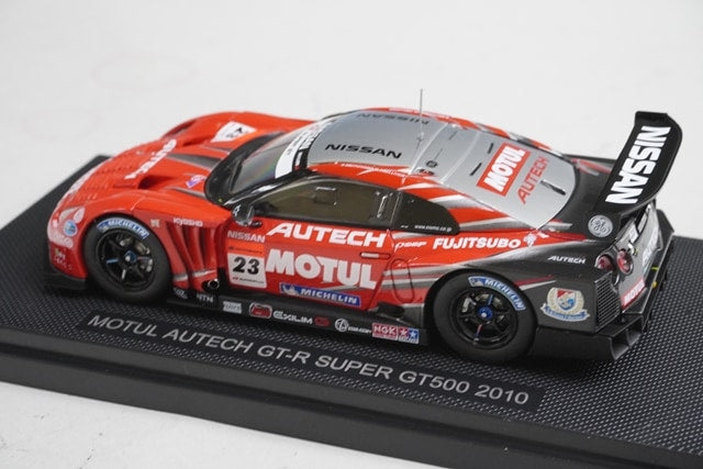 1:43 EBBRO 44323 Nissan Motul Autech GT-R Super GT500 2010 #23 model car