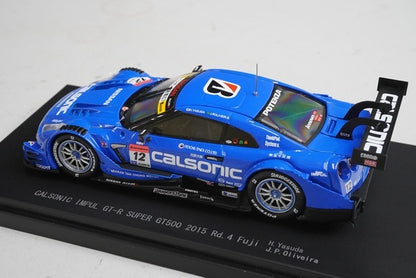 1:43 EBBRO 45278 Nissan Calsonic Impul GT-R Super GT500 Rd.4 Fuji 2015 #12 model car