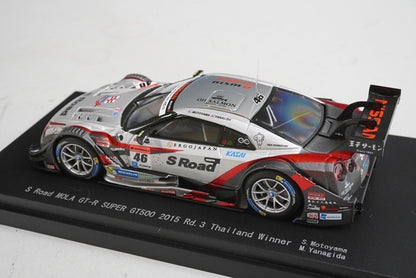1:43 EBBRO 45262 Nissan S-Road Mora GT-R Super GT500 Rd.3 Thailand 2015 #46