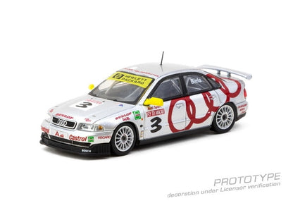 [ Pre-order ] T64-077-96MGP03 Tarmac Works 1:64 Scale Audi A4 Quattro Macau Guia Race 1996 Winner Frank Biela