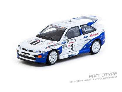 [ Pre-order ] T64-081-93RDF03 Tarmac Works 1:64 Ford Ford Escort RS Cosworth Tour de Corse - Rallye de France 1993 Winner