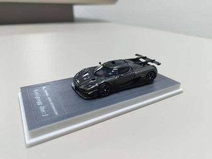 [ Pre-order ] MJ Model 1:64 Koenigsegg Agera One:1 Full Carbon Black