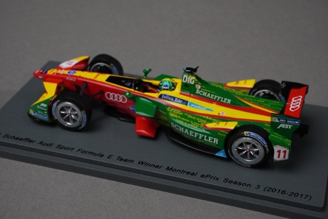 1:43 Spark 43FE03 ABT Schaeffler Audi Sport Formula Montreal ePrix Season 3 2016-2017 #11