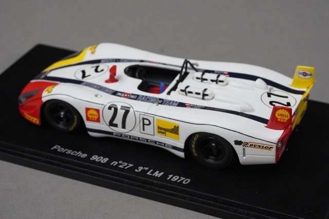 1:43 Spark S1976 Porsche 908 Le Mans 3rd 1970 #27 model car