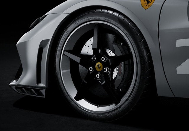 [ Pre-order ] P18270D BBR 1:18 Ferrari 296 Speciale A Grigio Squalo with Livery (Clear Case Included)