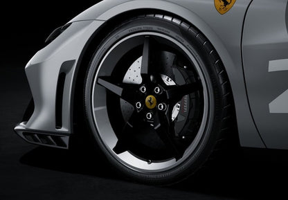 [ Pre-order ] P18270D BBR 1:18 Ferrari 296 Speciale A Grigio Squalo with Livery (Clear Case Included)