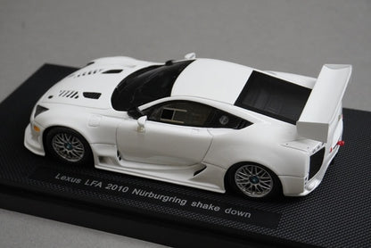 1:43 EBBRO 44437 Lexus LFA Nurburgring 2010 Shakedown Specification model car