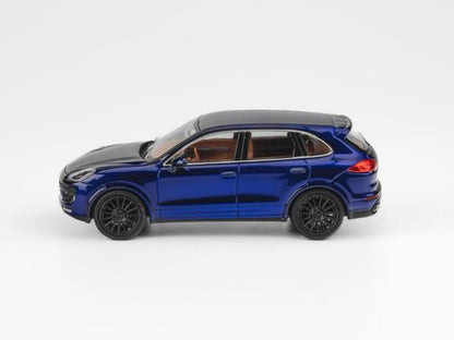 [ Pre-order ] DM Model 1:64 Porsche Cayenne Turbos 2014 Transparent Blue