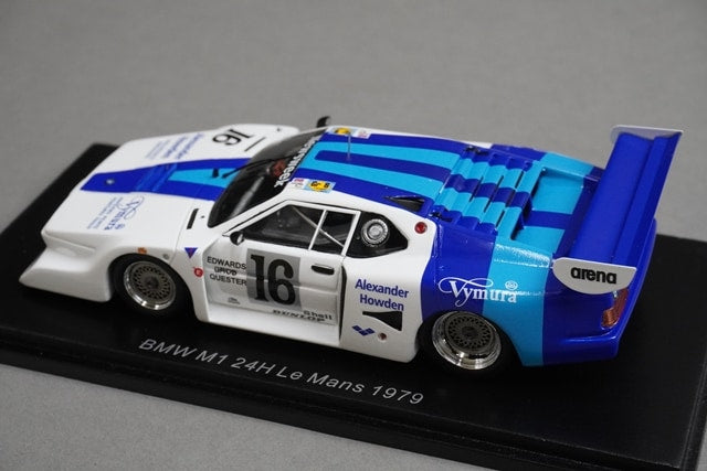 1:43 SPARK S6418 BMW M1 Le Mans 24H 1979 #16 model car