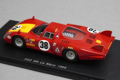 1:43 SPARK S4367 Alfa Romeo 33/2 Le Mans 5th 1968 #38 model car