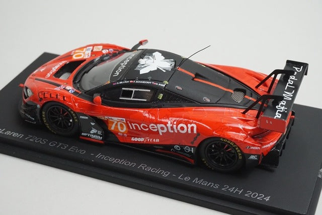 1:43 SPARK S9152 McLaren 720S GT3 Evo Inception Racing Le Mans 24H 2024 #70