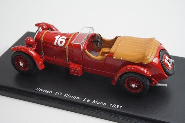 1:43 SPARK 43LM31 Alfa Romeo 8C Le Mans 1931 #16