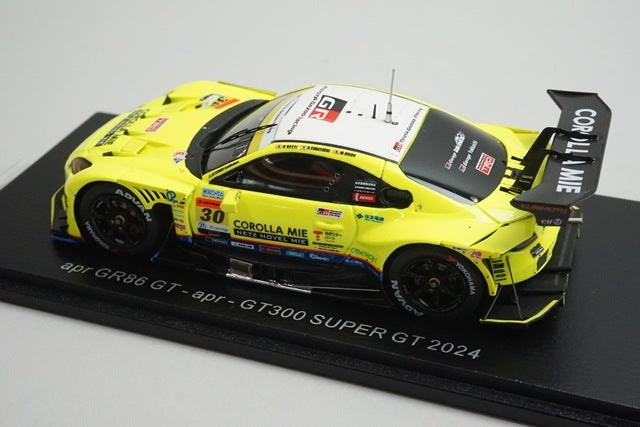 1:43 SPARK SGT173 Toyota APR GR86 GT300 Super GT 2024 #30 Hiroaki Nagai / Rikki Kobayashi / Manabu Orido