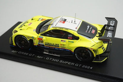 1:43 SPARK SGT173 Toyota APR GR86 GT300 Super GT 2024 #30 Hiroaki Nagai / Rikki Kobayashi / Manabu Orido