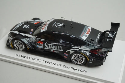 1:43 SPARK TK-SGT2024T Kunimitsu Custom Honda Stanley Civic Type R-GT Fuji 2024 #100 Special Package