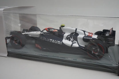 1:18 SPARK 18S887 AlphaTauri AT04 Scuderia Bahrain GP 2023 #22 model car