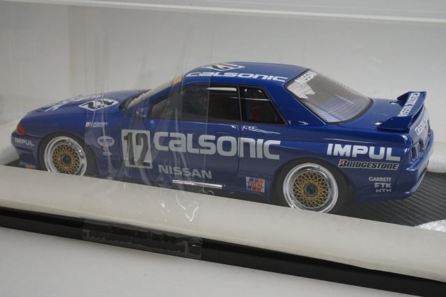 1:18 ignition model IG1727 Nissan Skyline R32 GT-R JTC Debut 1990 #12 model car