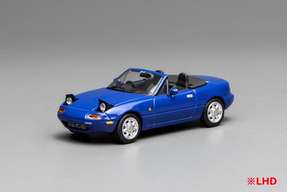 [ Pre-order ] M60202L MOTORHELIX 1:64 Mazda MX-5 Miata (NA) Left-Hand Drive Laguna Blue