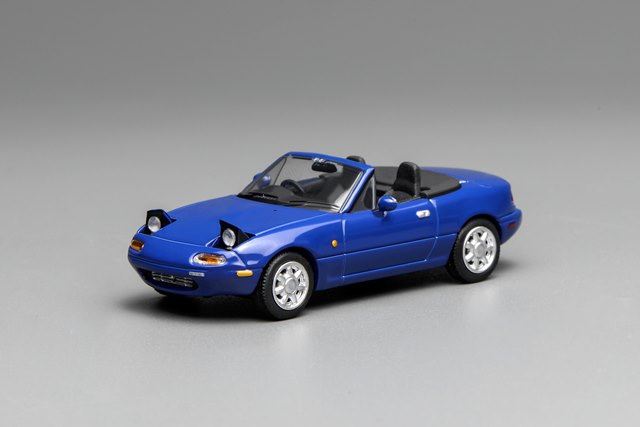 [ Pre-order ] M60202R MOTORHELIX 1:64 Mazda Eunos Roadster (NA) Right-Hand Drive Laguna Blue