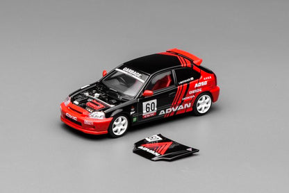[ Pre-order ] M65026 MOTORHELIX 1:64 Honda Civic TYPE R (EK9) Advance Livery