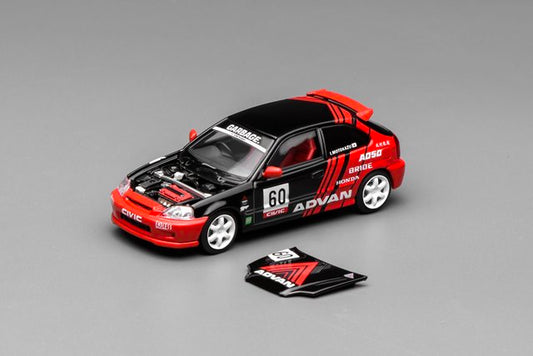 [ Pre-order ] M65026 MOTORHELIX 1:64 Honda Civic TYPE R (EK9) Advance Livery