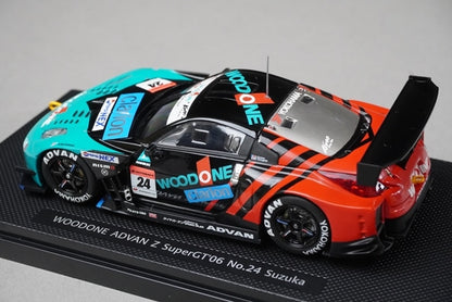 1:43 EBBRO 43828 Nissan Wood One Advan Z Super GT500 Suzuka 2006 #24 model car