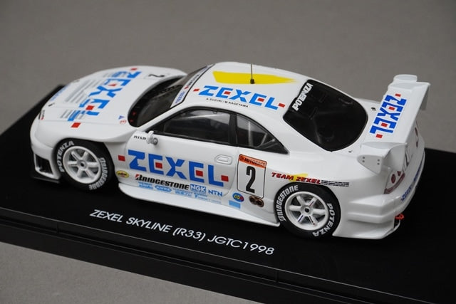 1:43 EBBRO 44193 Nissan ZEXEL Skyline JGTC 1998 #2 model car