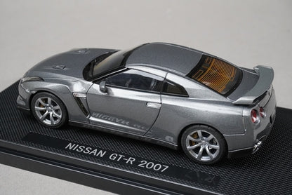 1:43 EBBRO 44038 Nissan GT-R 2007 Dark Metal Grey model car