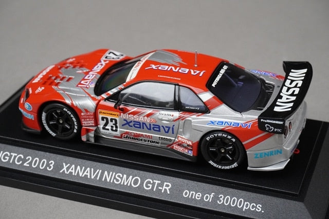 1:43 EBBRO Dealer Custom Nissan Xanavi Nismo GT-R JGTC 2003 #23 model car