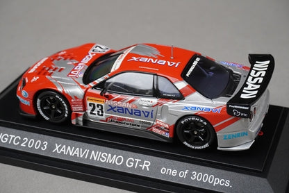 1:43 EBBRO Dealer Custom Nissan Xanavi Nismo GT-R JGTC 2003 #23 model car
