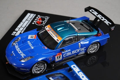1:43 EBBRO Fuji Speedway Nissan Calsonic THANKS 100th Race Anniversary Special Set of 2 #12 #1 model car