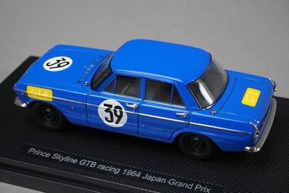 1:43 EBBRO 44239 Nissan Prince Skyline GTB Racing Japan GP 1964 #39 model car