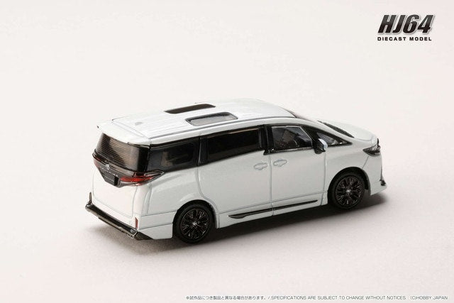 [ Pre-order ] HJ642077CW Hobby Japan 1:64 Toyota Vellfire Z Premier Hybrid (H40W) / Genuine Option Platinum White Pearl Mica