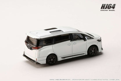[ Pre-order ] HJ642077CW Hobby Japan 1:64 Toyota Vellfire Z Premier Hybrid (H40W) / Genuine Option Platinum White Pearl Mica