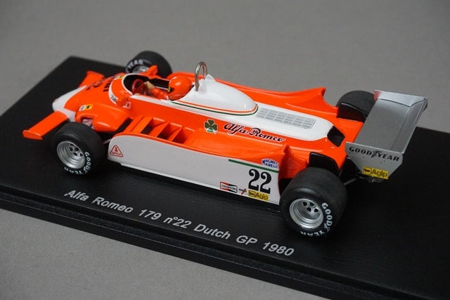 1:43 SPARK S1792 Alfa Romeo 179 Dutch Grand Prix 1980 #22 model car