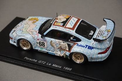 1:43 SPARK S4448 Porsche GT2 Le Mans 1998 #68 model car