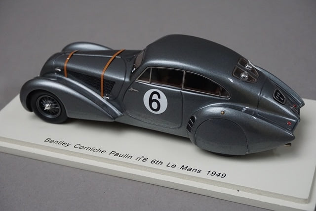 1:43 SPARK S3816 Bentley Corniche Paulan Le Mans 6th 1949 #6 model car